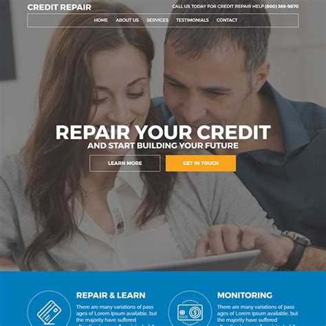 credit repair website builder.